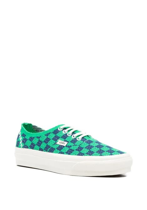 lx authentic 44 sneakers unisex green and navy VANS | VN000EJC5W31