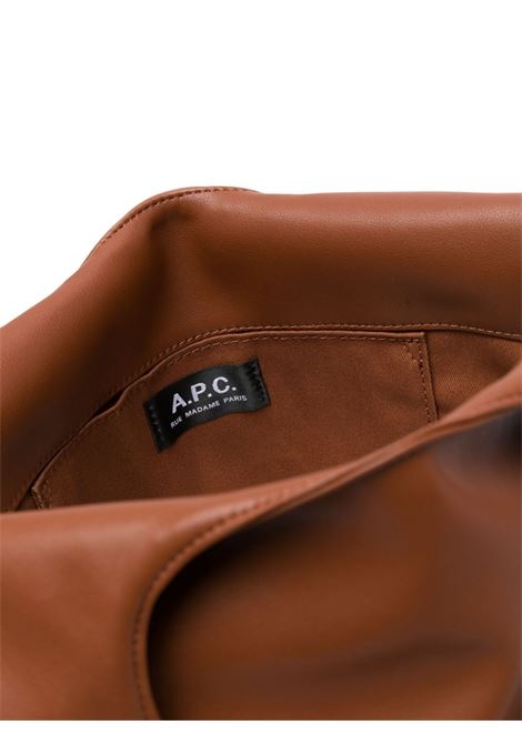 borsa ninon small tote donna nocciola APC | PUAAT-M61861CAD