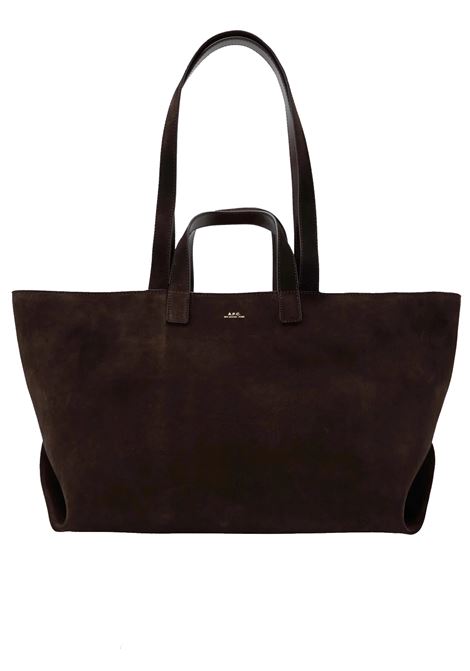 le drummer bag woman brown APC | PXCAL-F67057CAV