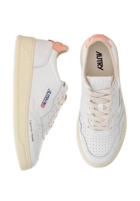 sneakers medalist aulw dl03 uomo bianche e rosa AUTRY | AULWDL03