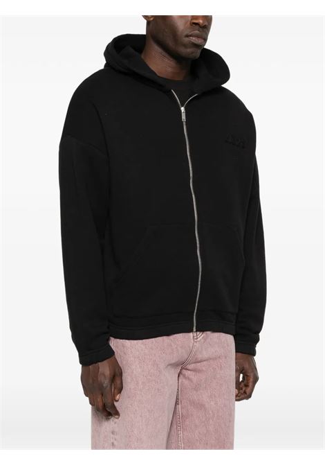 hoodie zip sweatshirt man black AUTRY | HIPX032K
