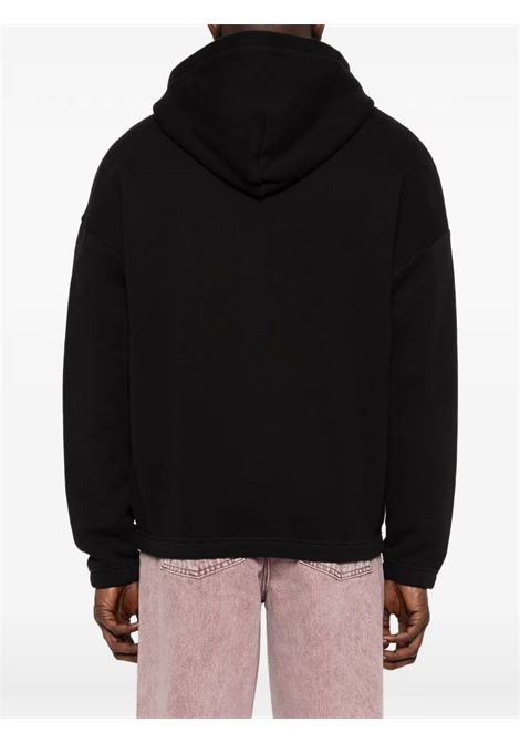 hoodie zip sweatshirt man black AUTRY | HIPX032K