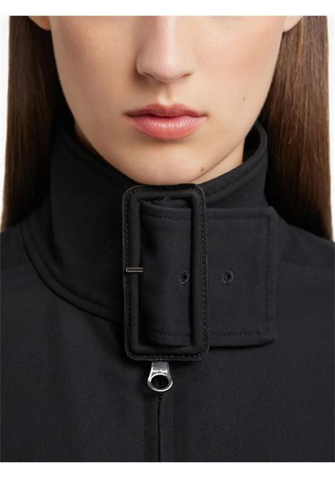 buckle zipped bomber jacket woman black COURRÈGES | 126CBL334CO01349999