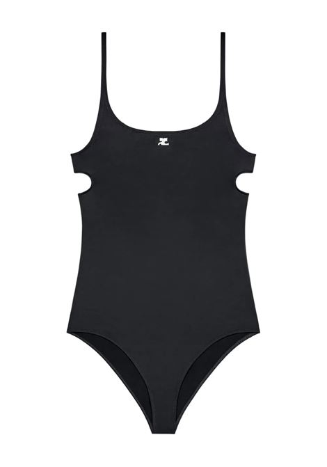 cut-out swimsuit woman black COURRÈGES | 126JMB053PA00439999