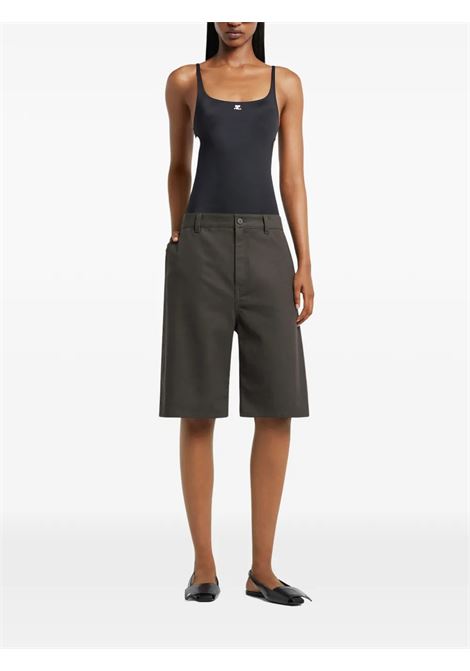 cut-out swimsuit woman black COURRÈGES | 126JMB053PA00439999