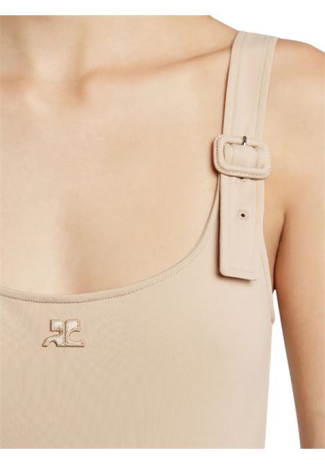 buckle swisuit woman beige COURRÈGES | 126JMB055PA00431068
