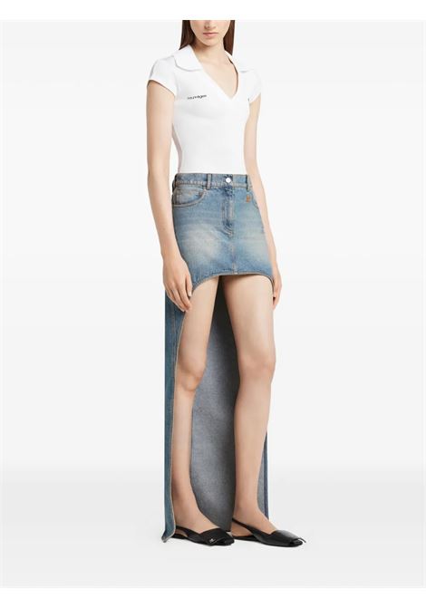 sports cropped polo woman white COURRÈGES | 126JPO057JS0195B166