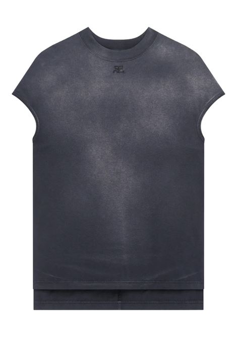 oversized t-shirt woman nera COURRÈGES | 126JTS238JS02739999