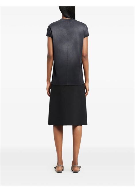 oversized t-shirt woman nera COURRÈGES | 126JTS238JS02739999