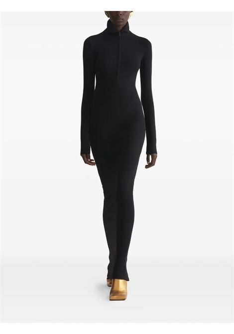 jersey column dress woman black MUGLER | 26P1RO181560291999