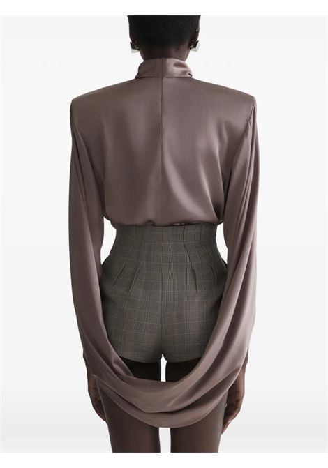 cascade tunic top woman brown MUGLER | 26P1TO086030037002