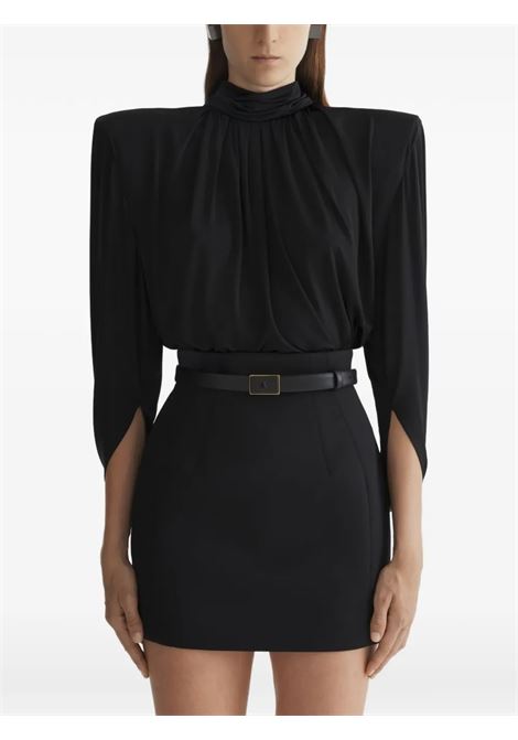 cascade tunic top woman black MUGLER | 26P1TO086060301999