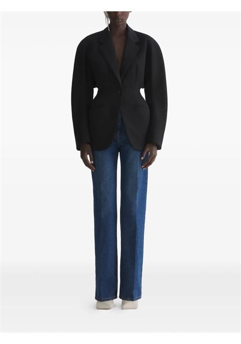 cinched jacket woman black MUGLER | 26P1VE048010191999