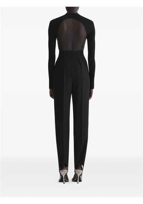 short knitted top woman black MUGLER | 26P2TO085711371999