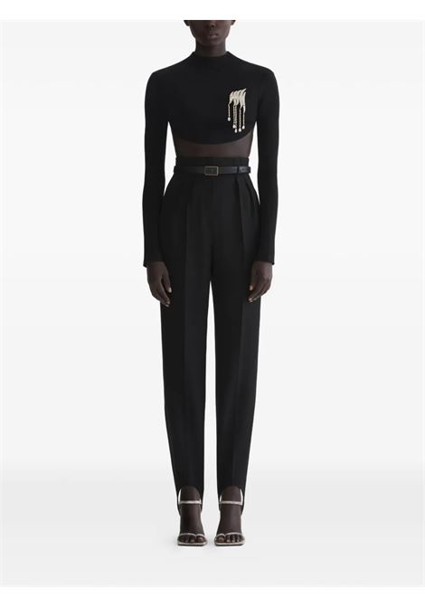 short knitted top woman black MUGLER | 26P2TO085711371999