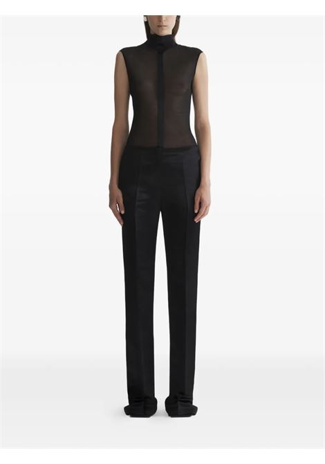 sleeveless tuxedo bodysuit woman black MUGLER | 26P3BO029220311999