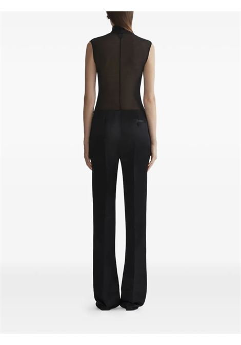 sleeveless tuxedo bodysuit woman black MUGLER | 26P3BO029220311999
