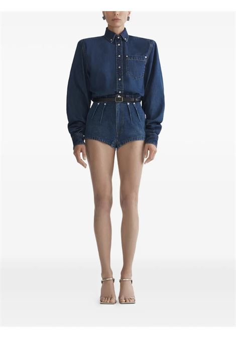 pantaloncini denim teilored donna blu MUGLER | 26P6PA05352116142