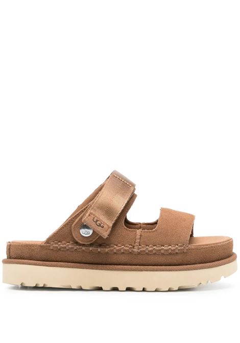 sandali goldenstar adjustable slide donna castagna UGG | 1167399CHE