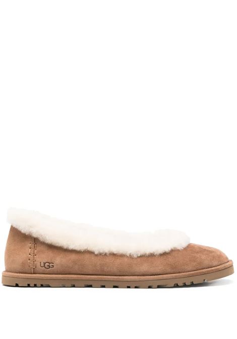 zora ballet flat woman chestnut UGG | 1178111CHE