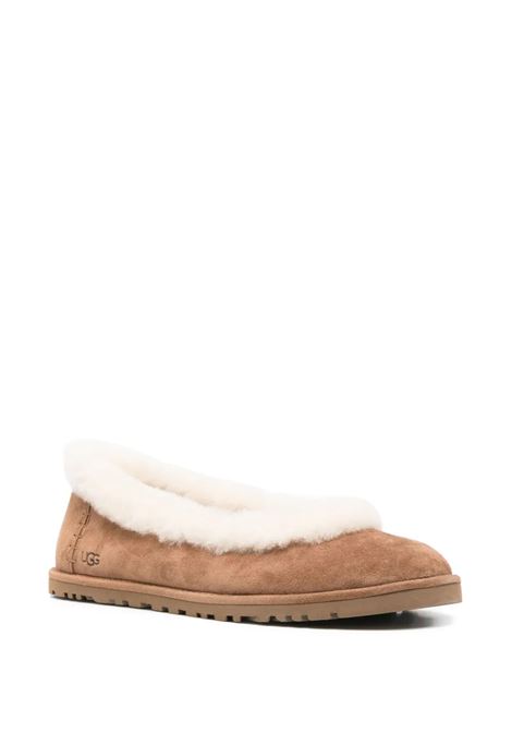 zora ballet flat woman chestnut UGG | 1178111CHE
